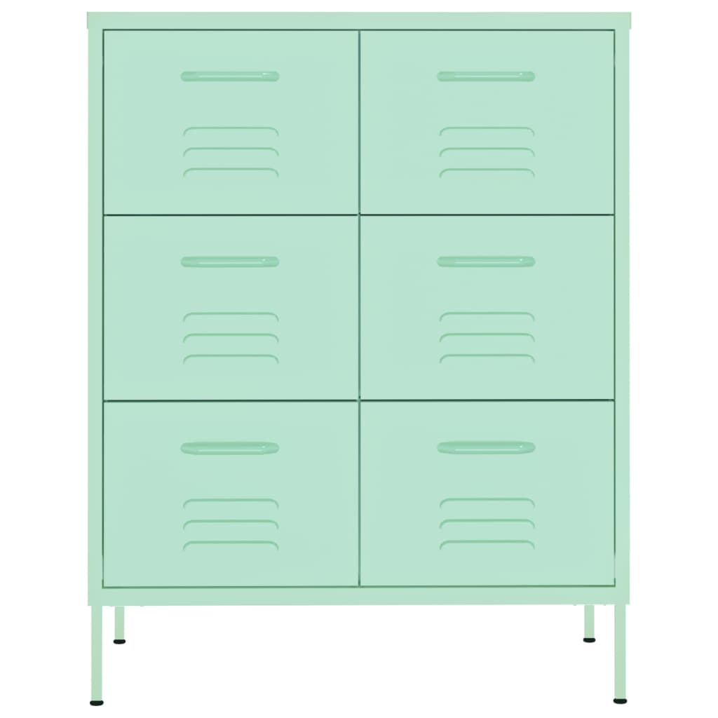 Drawer Cabinet | Mint | Steel | Medium | Levelers | Drawer Cabinet