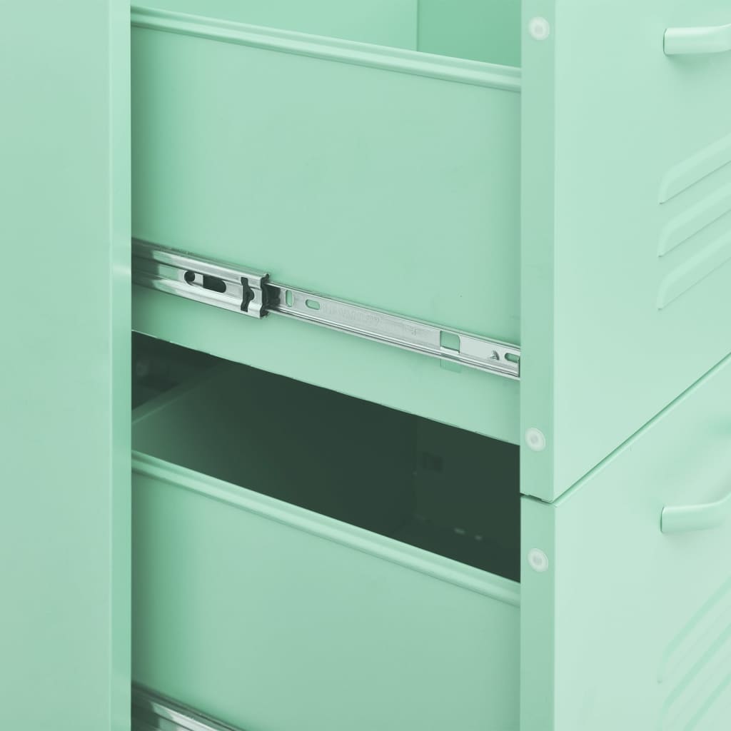 Drawer Cabinet | Mint | Steel | Medium | Levelers | Drawer Cabinet