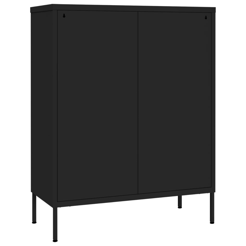 Drawer Cabinet | Black | Steel | Medium | Storage Cabinet | Rectangular