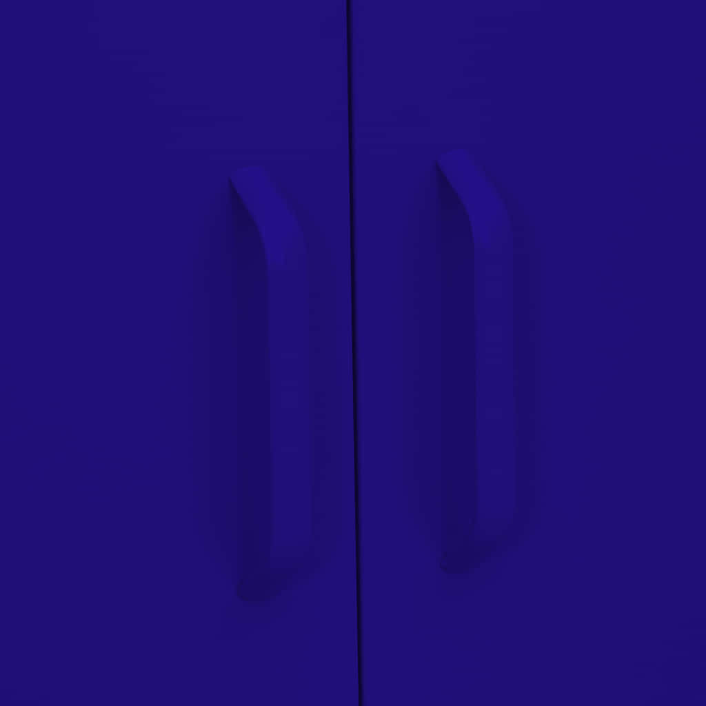 Storage Cabinet | Navy Blue | Steel | Medium | Height-Adjustable Shelves