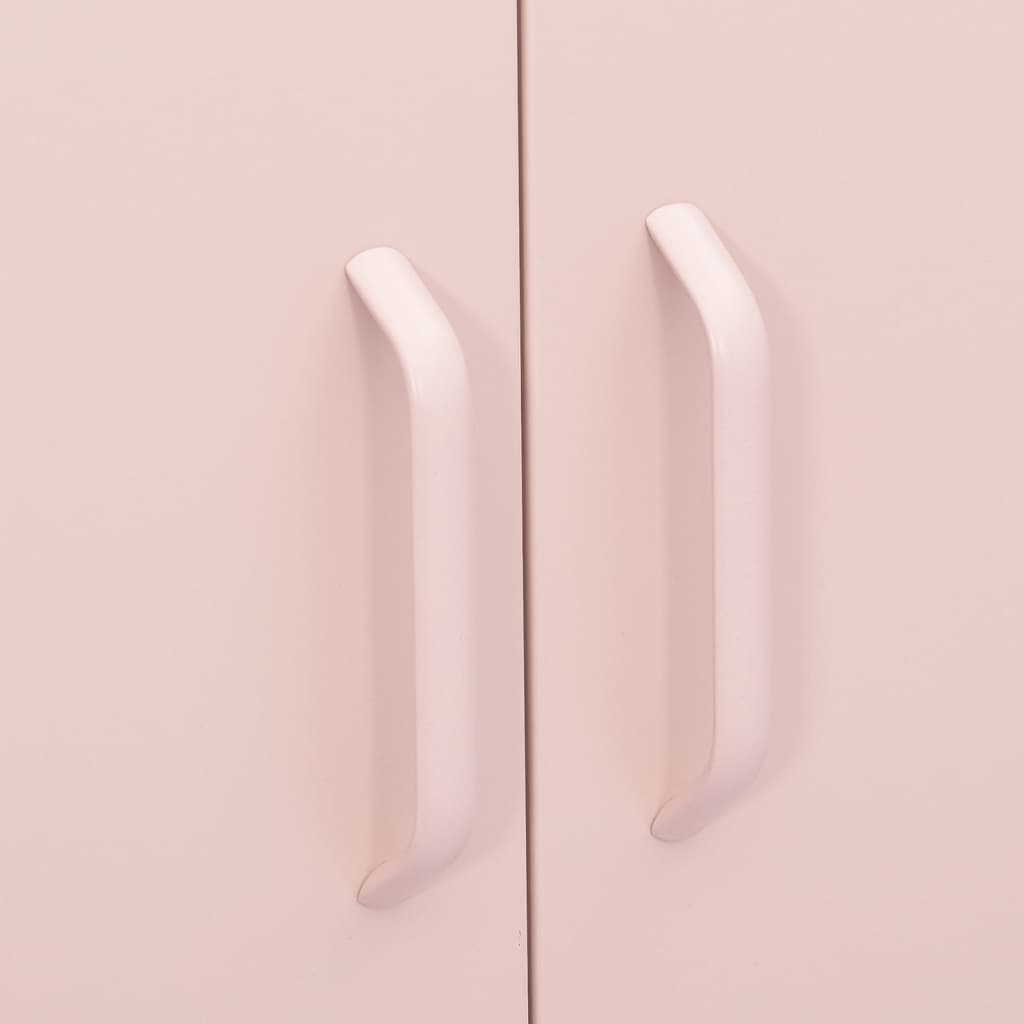 Storage Cabinet | Pink | Steel | 80 x 35 x 101.5 cm | Storage Cabinet