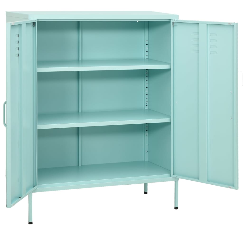Storage Cabinet | Mint | Steel | Medium | Storage Cabinet | Rectangular