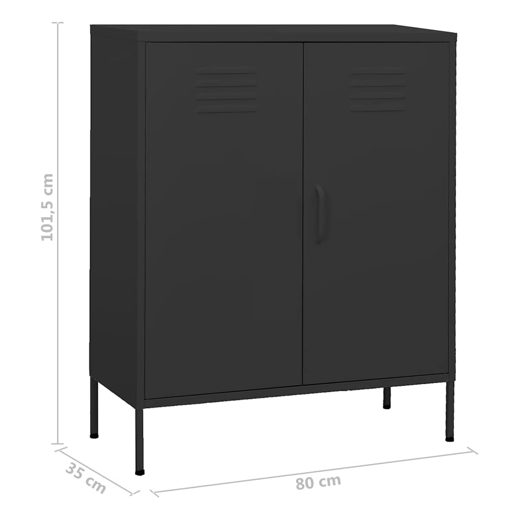 Storage Cabinet | Anthracite | Steel | Medium | Storage Cabinet