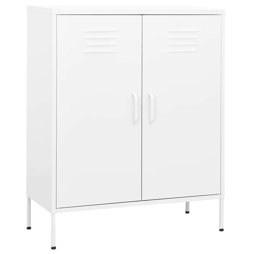 Storage Cabinet | White | Steel | Medium | Storage Cabinet | Rectangular