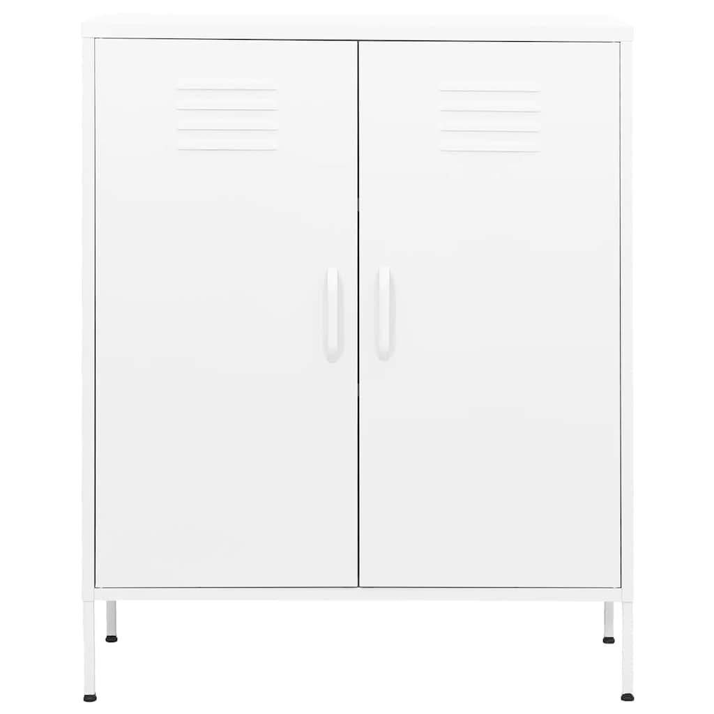 Storage Cabinet | White | Steel | Medium | Storage Cabinet | Rectangular