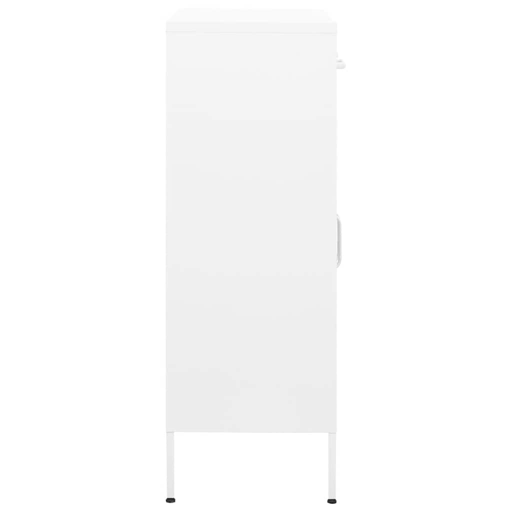 Storage Cabinet | White | Steel | Medium | Storage Cabinet | Rectangular
