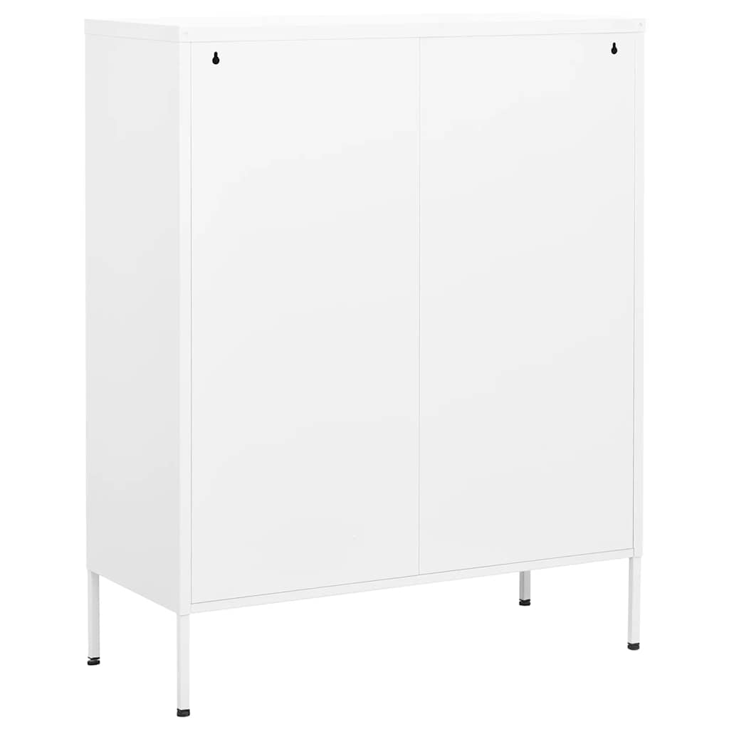 Storage Cabinet | White | Steel | Medium | Storage Cabinet | Rectangular
