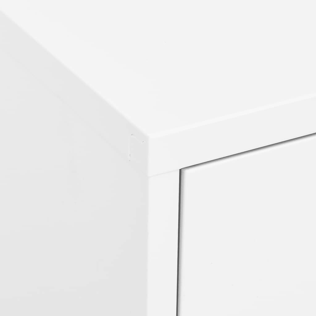 Storage Cabinet | White | Steel | Medium | Storage Cabinet | Rectangular