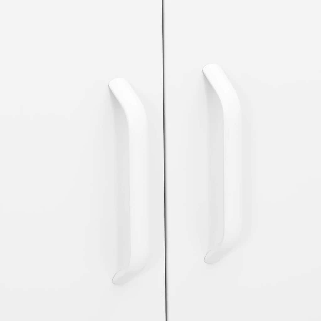 Storage Cabinet | White | Steel | Medium | Storage Cabinet | Rectangular