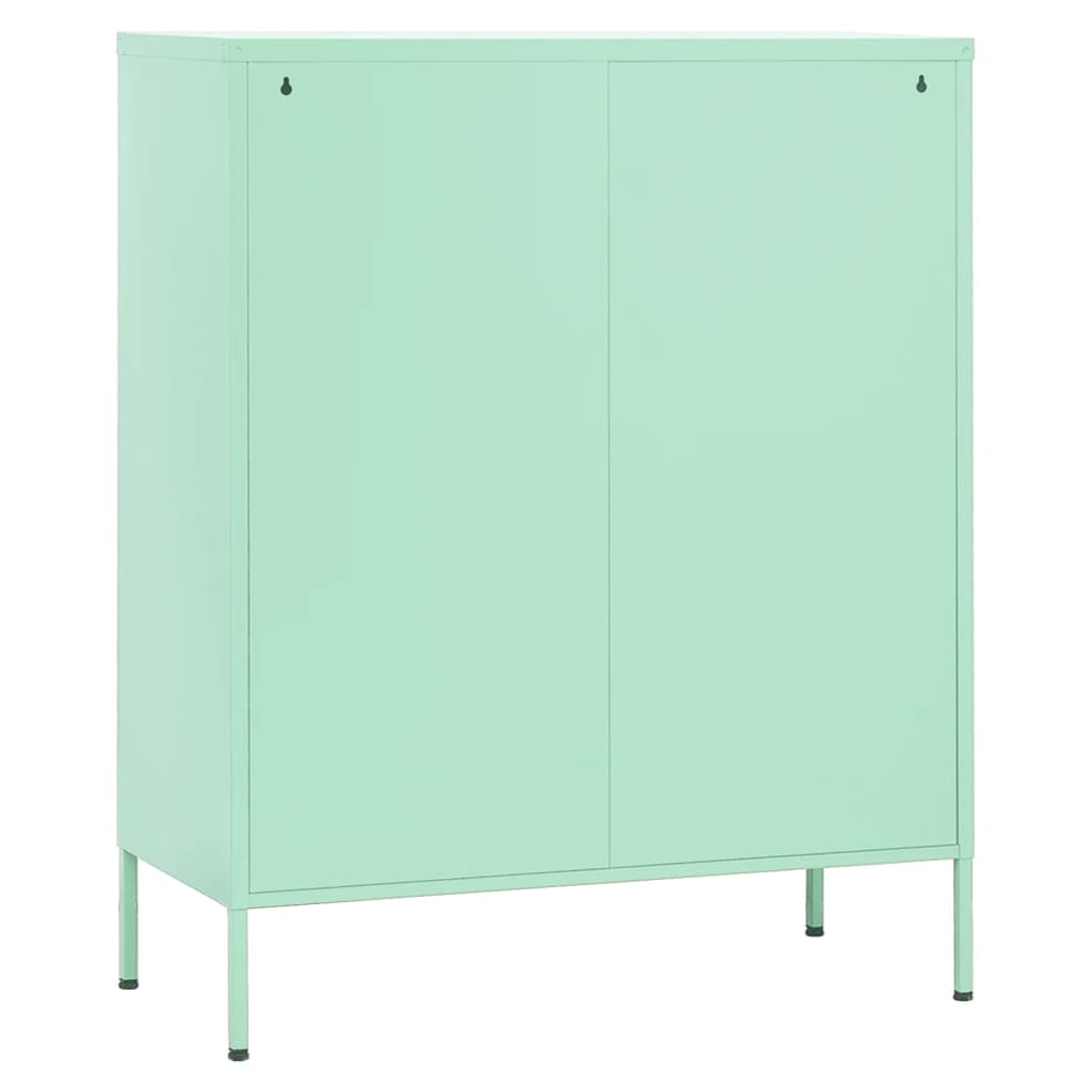 vidaXL Storage Cabinet Mint 80x35x101.5 cm Steel