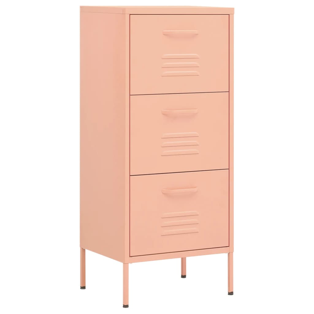 Storage Cabinet | Pink | Steel | Standard |  Adjustable Feet