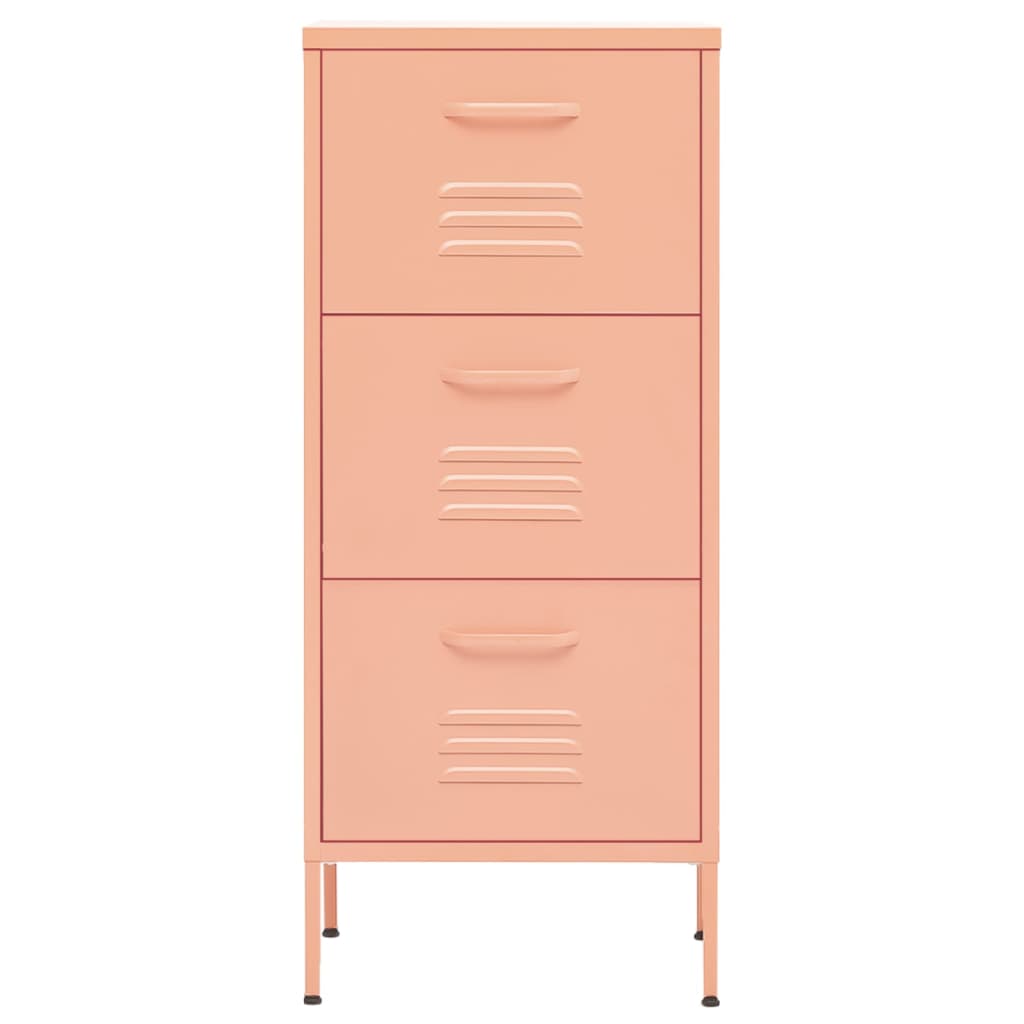 Storage Cabinet | Pink | Steel | Standard |  Adjustable Feet