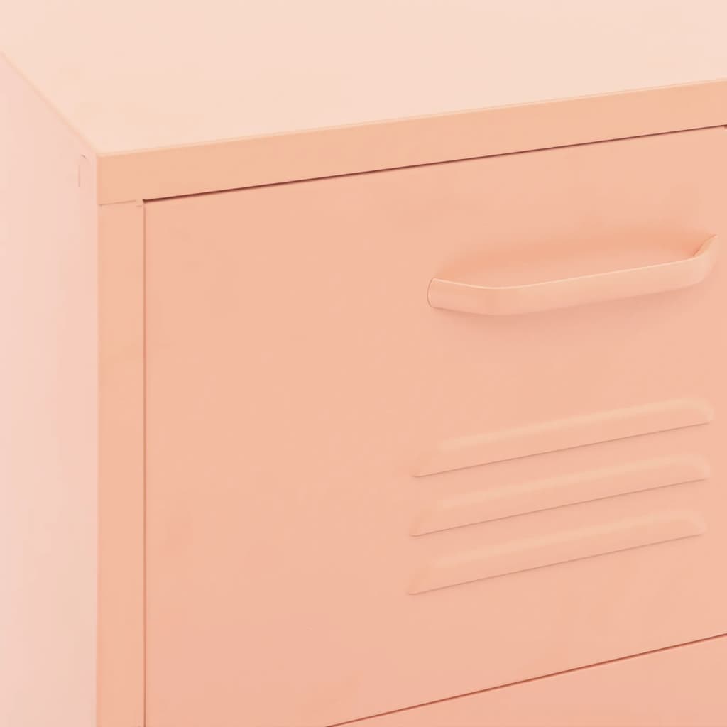 Storage Cabinet | Pink | Steel | Standard |  Adjustable Feet