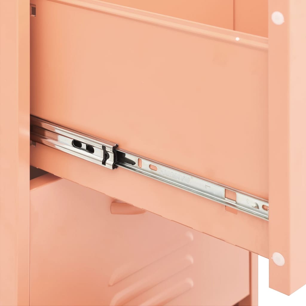 Storage Cabinet | Pink | Steel | Standard |  Adjustable Feet