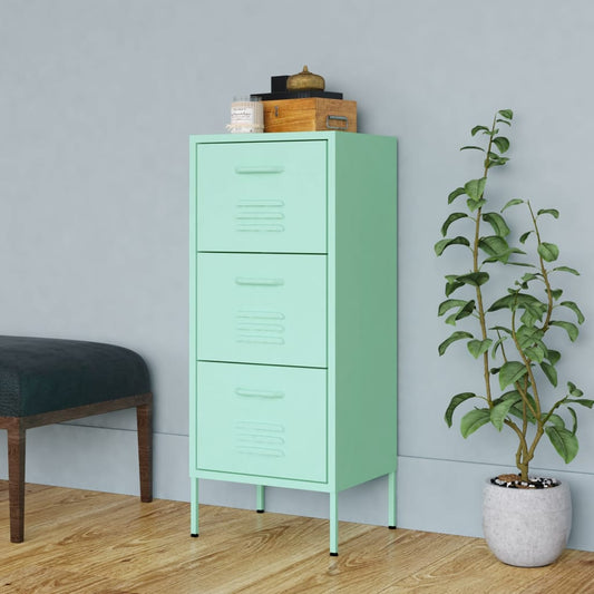 Storage Cabinet | Mint | Steel | Medium | Storage Cabinet | Rectangular