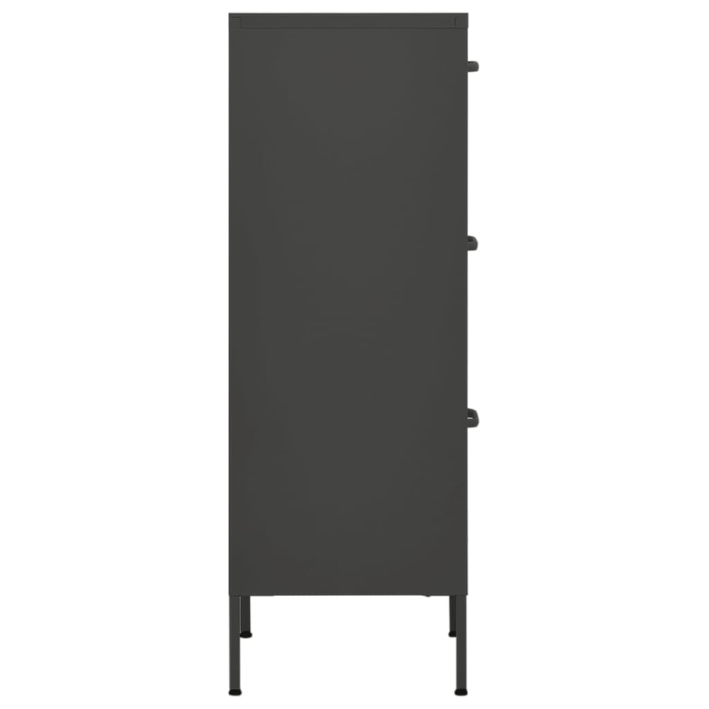 Storage Cabinet | Anthracite | Steel | Medium | Ball-Bearing
