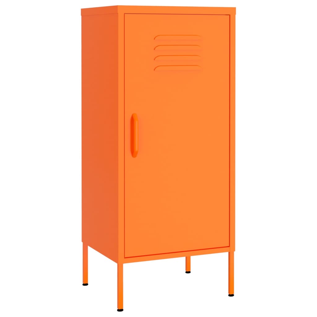 Storage Cabinet Orange 42.5x35x101.5 cm Steel