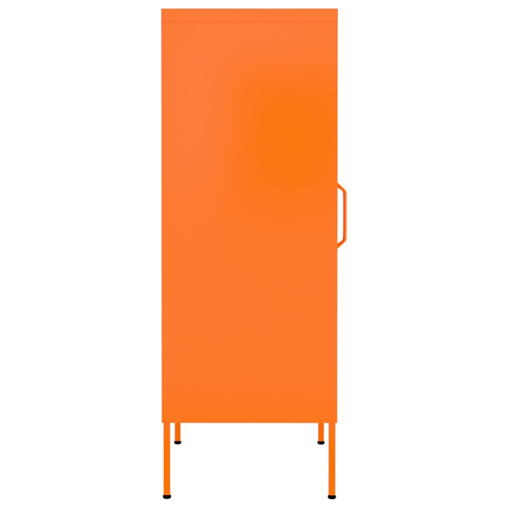Storage Cabinet Orange 42.5x35x101.5 cm Steel