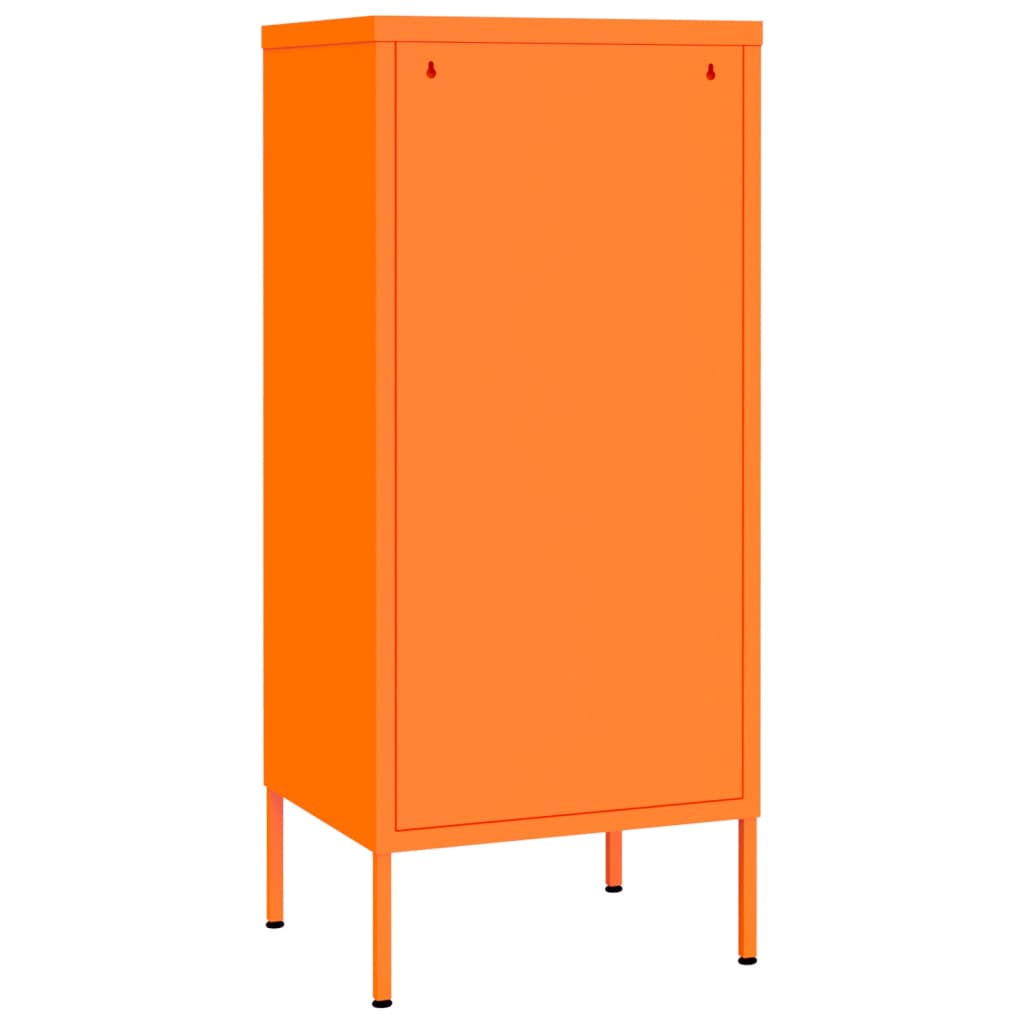 Storage Cabinet Orange 42.5x35x101.5 cm Steel