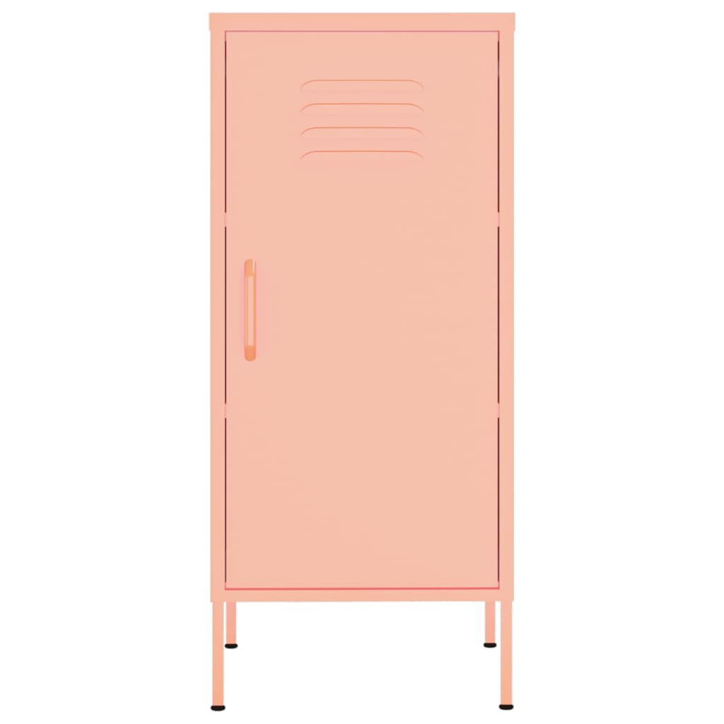 Storage Cabinet Pink 42.5x35x101.5 cm Steel