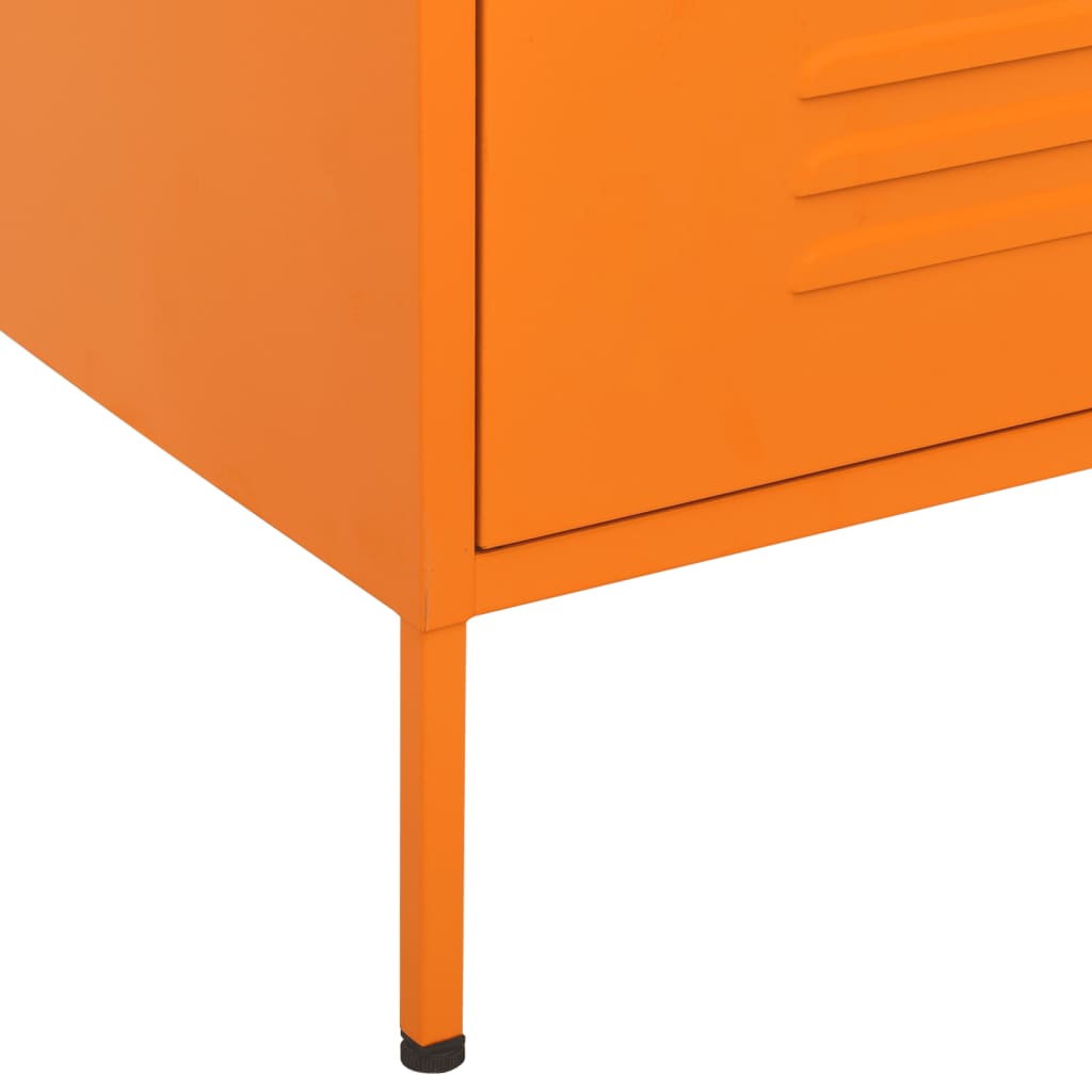 Chest Of Drawer | Orange | Steel | Medium | Chest Of Drawers