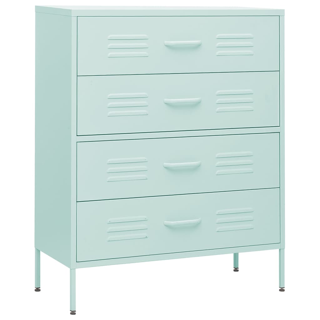 Chest of Drawers Mint 80x35x101.5 cm Steel