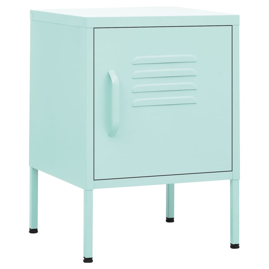 vidaXL Nightstand Mint 35x35x51 cm Steel