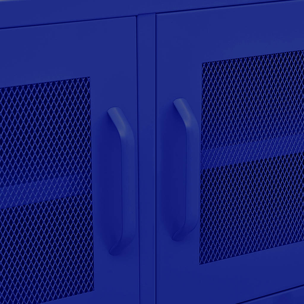 TV Cabinet Navy Blue 105x35x50 cm Steel