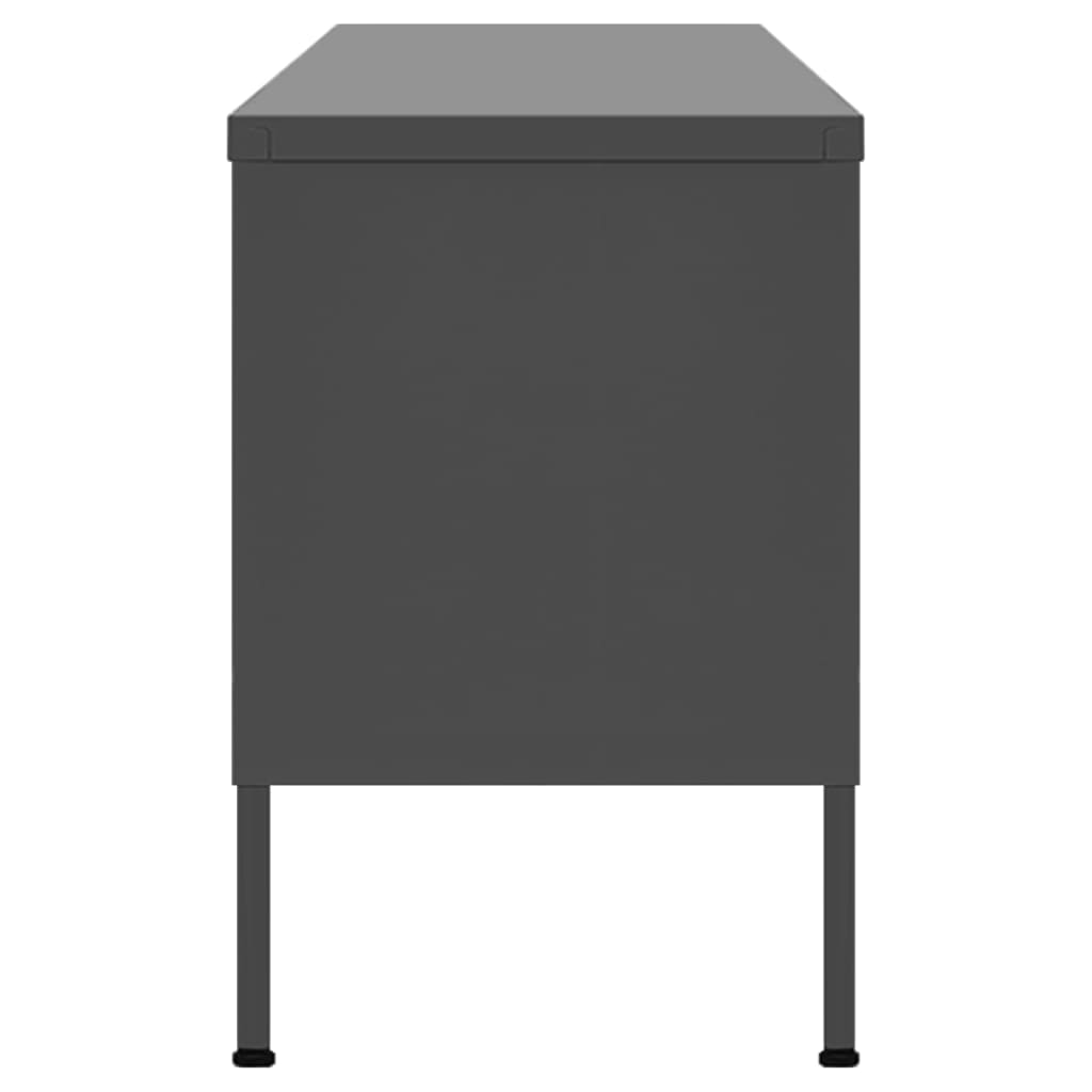 TV Cabinet Anthracite 105x35x50 cm Steel
