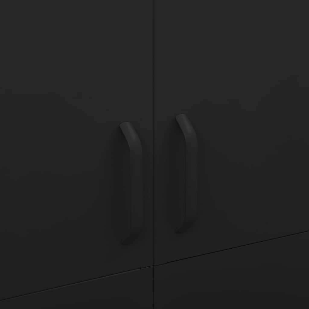 Wardrobe Black 90x50x180 cm Steel