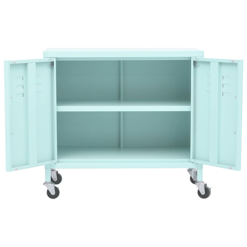 vidaXL Storage Cabinet Mint 60x35x56 cm Steel