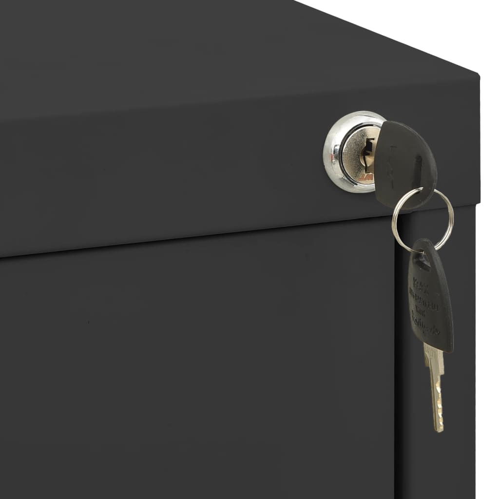 Filing Cabinet | Anthracite | Steel | Medium | Filing Cabinet