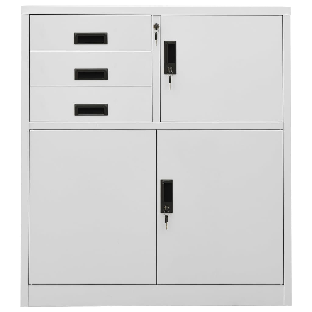Office Cabinet | Light grey | Steel | Medium | Office Cabinets