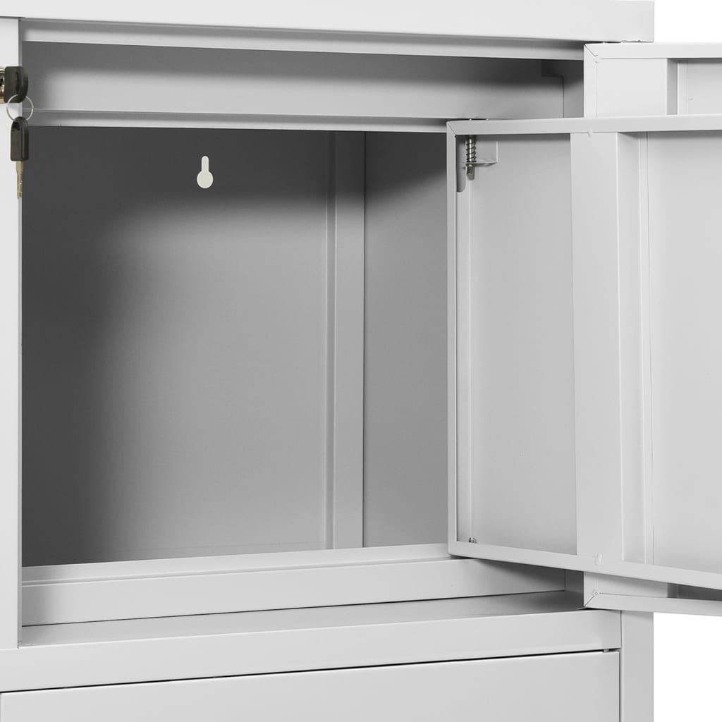 Office Cabinet | Light grey | Steel | Medium | Office Cabinets
