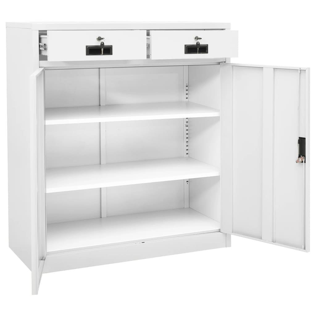 Office Cabinet | Height-Adjustable Shelves | Filing Cabinet | Rectangular