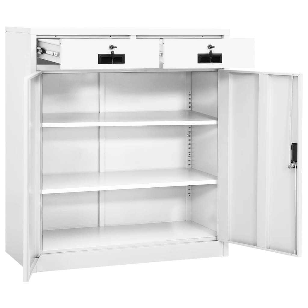Office Cabinet | Height-Adjustable Shelves | Filing Cabinet | Rectangular