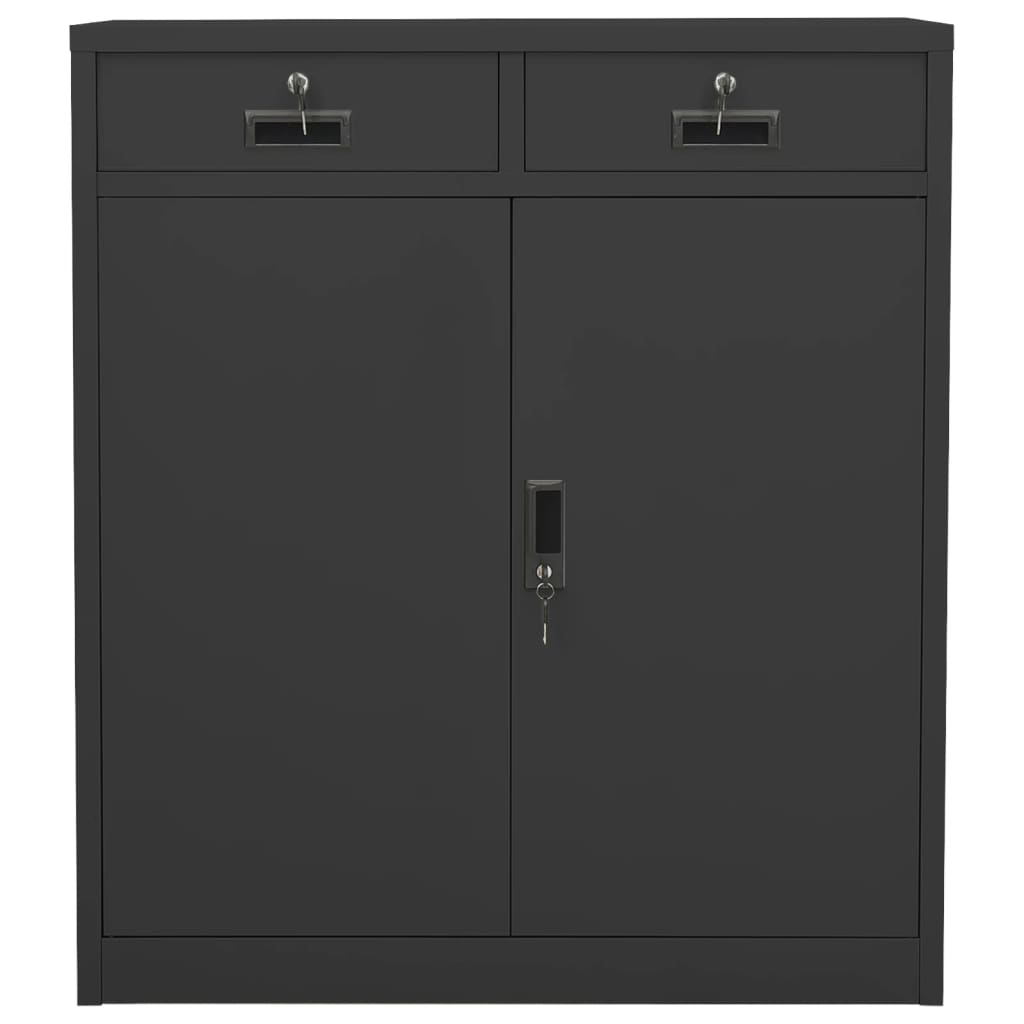 Office Cabinet | Anthracite | Steel | Medium | Locks | Office Cabinet