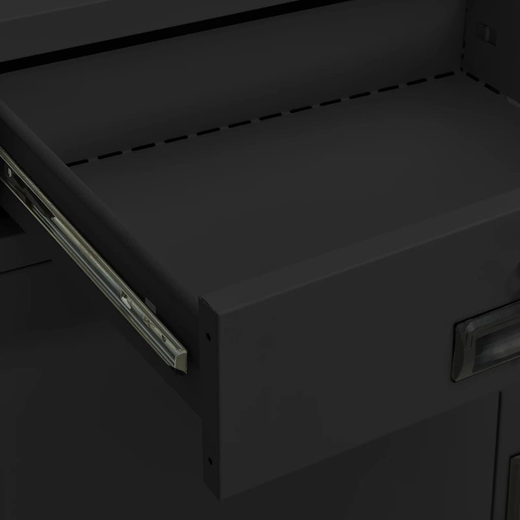 Office Cabinet | Anthracite | Steel | Medium | Locks | Office Cabinet