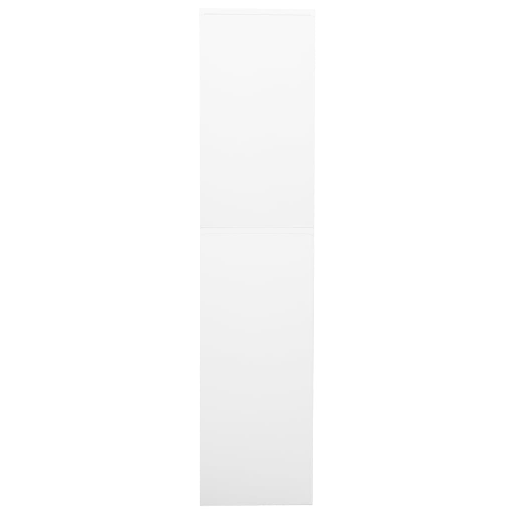 Office Cabinet | White | Steel | Large | Height-Adjustable Shelves