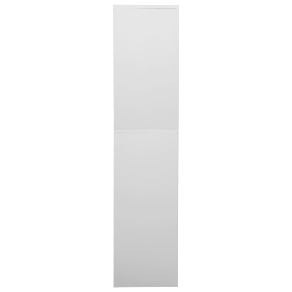 Office Cabinet | Light Grey | Steel | Large | Smooth-Closing