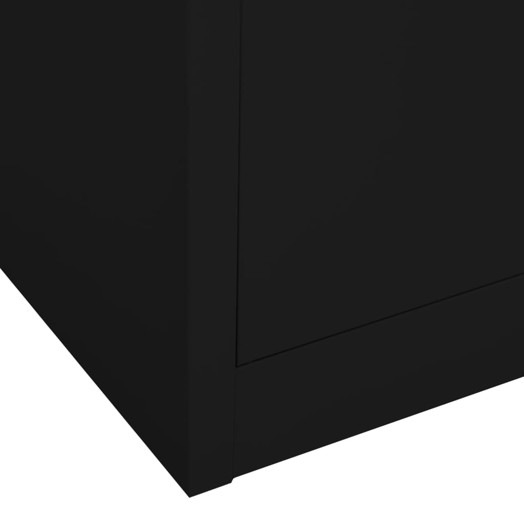 Office Cabinet | Black | Steel | Large | Locks | Office Cabinet