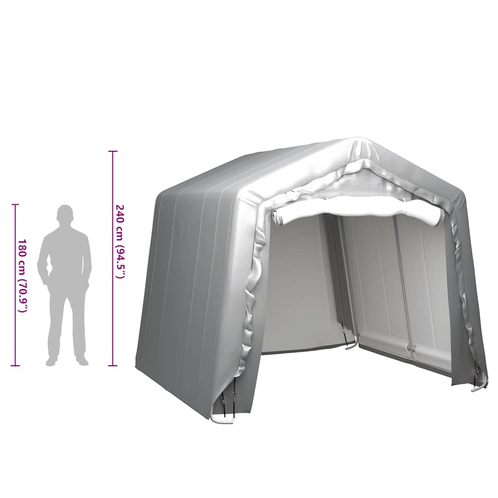 Storage Tent 300x300 cm Steel Grey