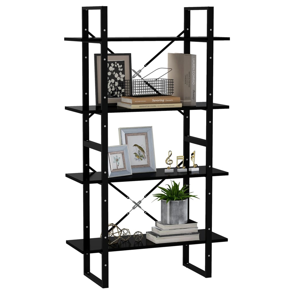 Book Cabinet | Black | Engineered wood | Book Cabinet | Rectangular