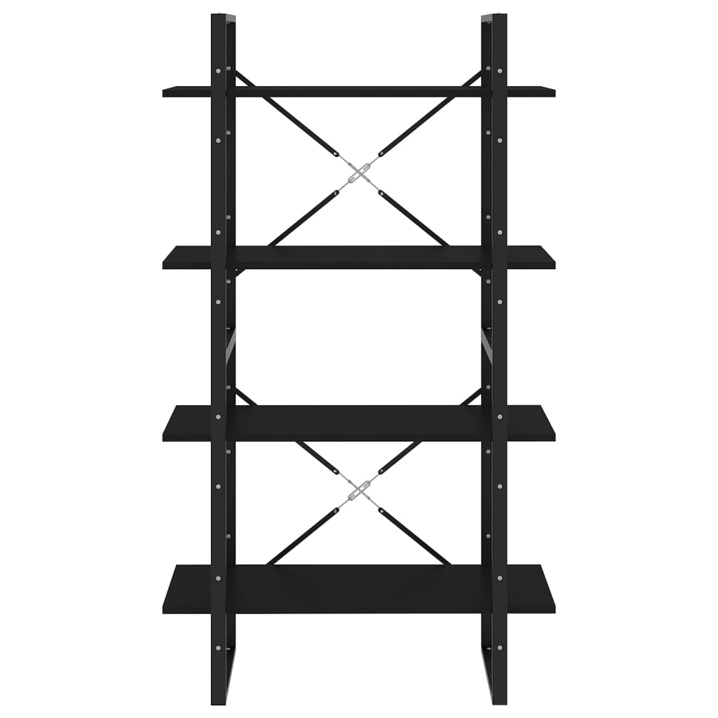 Book Cabinet | Black | Engineered wood | Book Cabinet | Rectangular