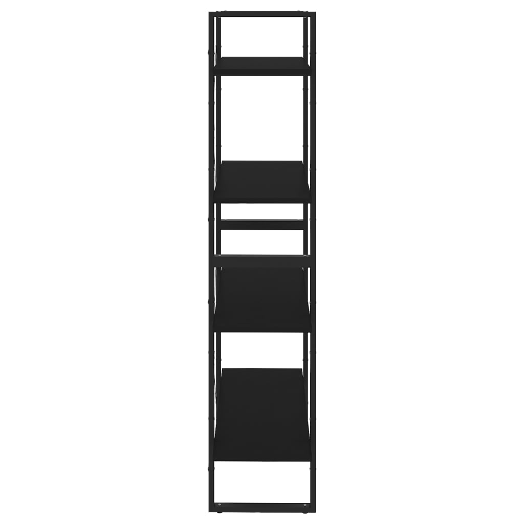 Book Cabinet | Black | Engineered wood | Book Cabinet | Rectangular