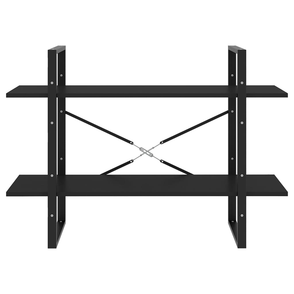 Book Cabinet | Black | Engineered wood | 100 x 30 x 70 cm | Book Cabinet