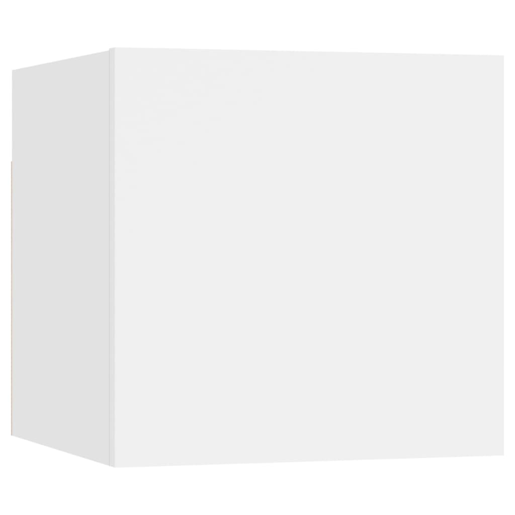 3078649 vidaXL 8 Piece TV Cabinet Set White Engineered Wood (801481x4+804483)