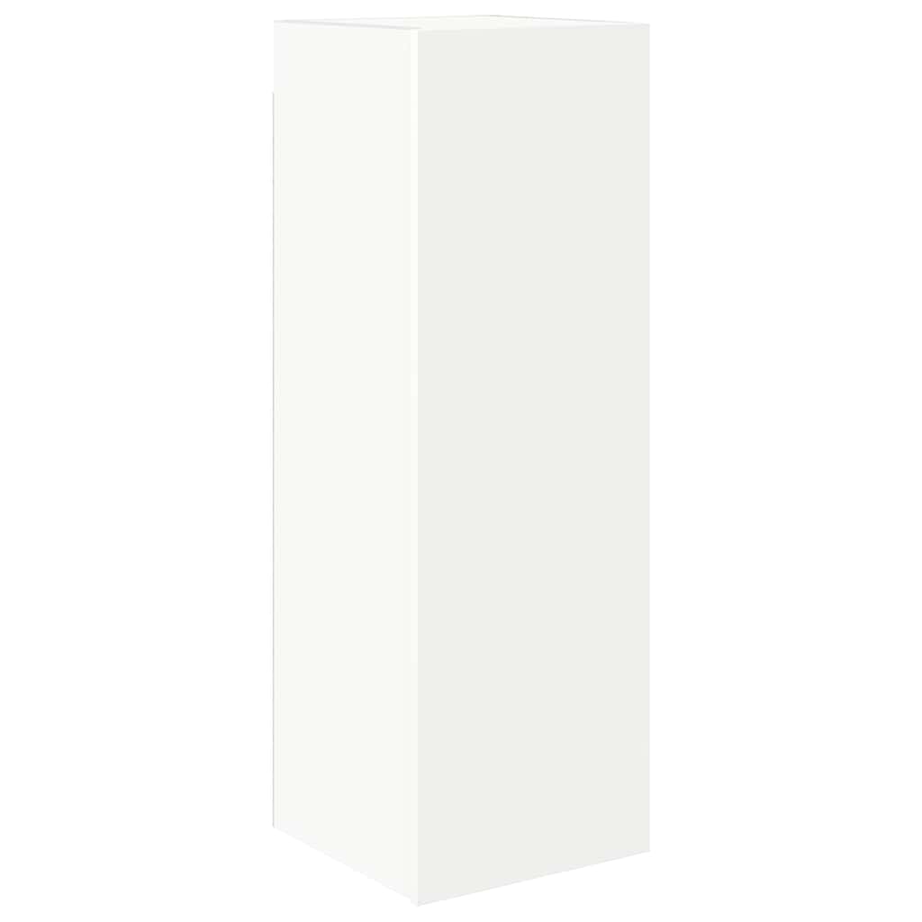 10 Piece TV Cabinet Set White Engineered Wood