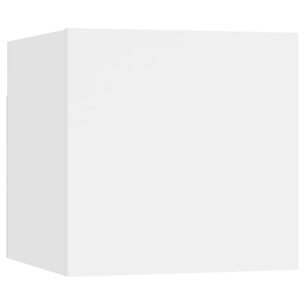 3078722 vidaXL 5 Piece TV Cabinet Set White Engineered Wood (804483+801481)