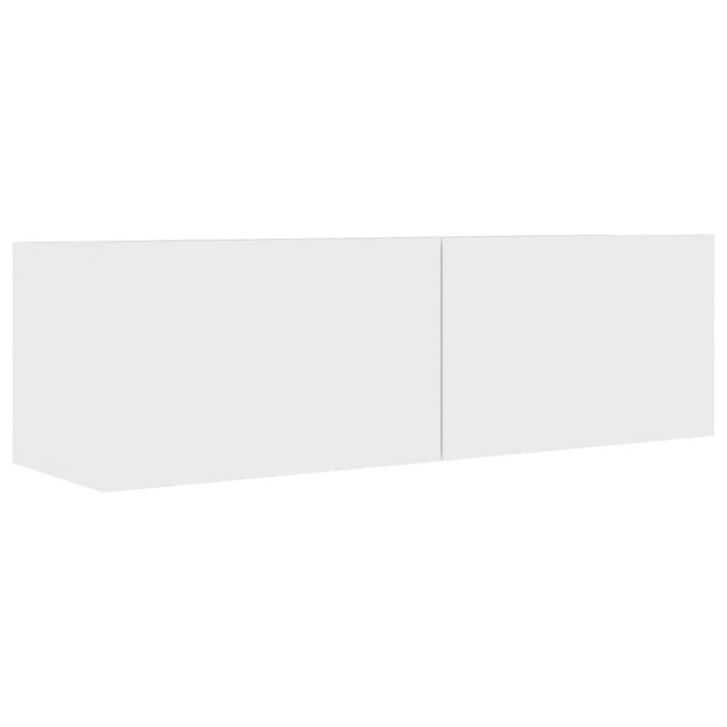 3078722 vidaXL 5 Piece TV Cabinet Set White Engineered Wood (804483+801481)